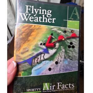 Sporty's Air Facts DVD - Flying Weather - Richard L. Collins VGC
